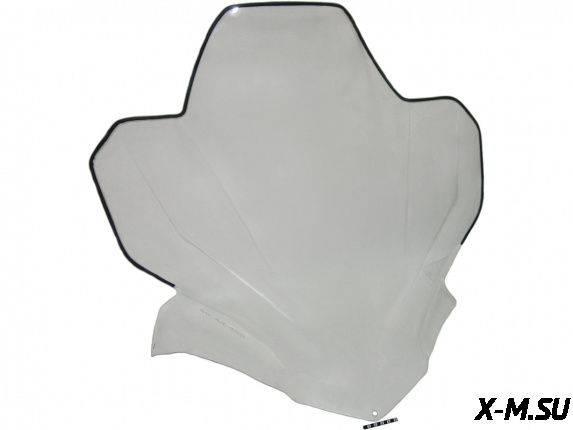 Стекло ветровое для снегохода STELS S800 Росомаха (высота 66см, толщина 3мм, МПК)