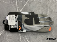 Перчатки взрослые 100% XD2-11 цв. Серо-оранжевый р. М