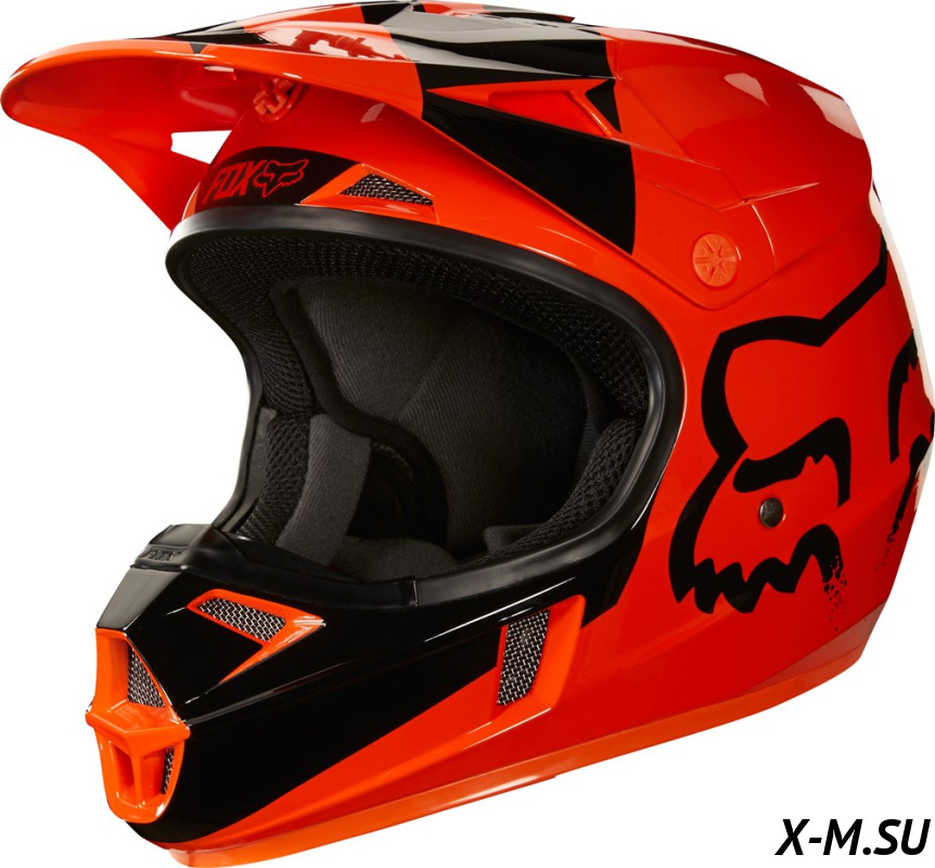 Мотошлем подростковый Fox V1 Mastar Youth Helmet Orange Мотошлем подростковый Fox V1 Mastar Youth Helmet Orange