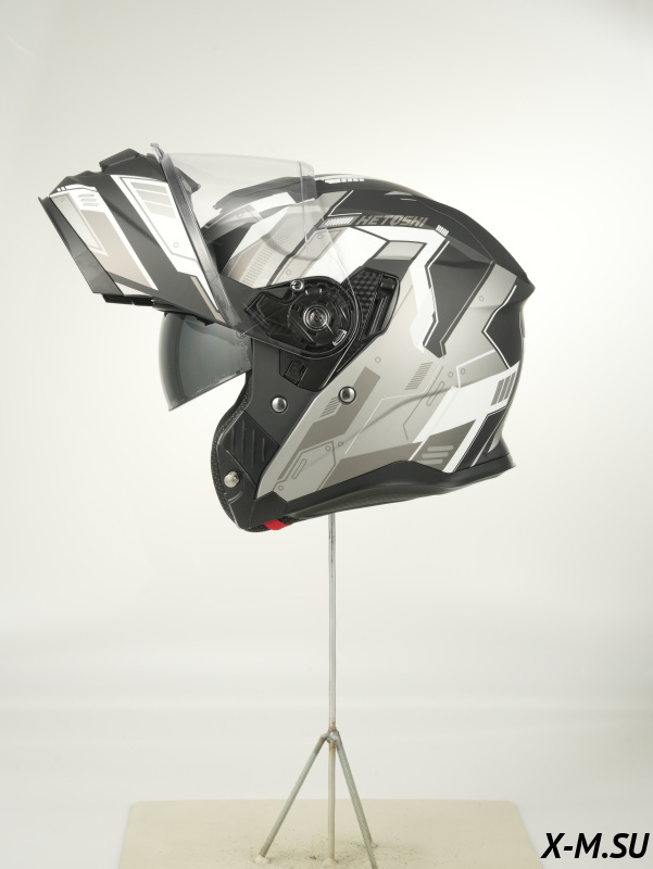 Шлем модуляр HETOSHI FF935 Shogun цв.Черно-серый  Матовый р.XXL Шлем модуляр HETOSHI FF935 Shogun цв.Черно-серый  Матовый р.XXL