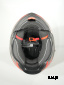 Шлем модуляр HETOSHI FF935 Shogun цв.Черно-серо-красный  Матовый  р.S