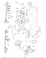 Электрика (USA-S/N-0G438000/BEL-9937000 и выше) 2-Х ТАКТНОГО ПЛМ MERCURY 75 Серийный номер от 9793577 до 0P016999